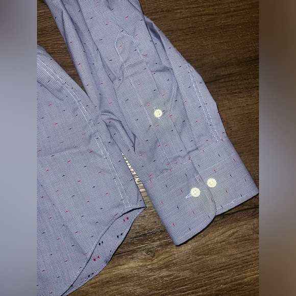 Proper Shirtings Pure Cotton Light Blue Mens Dress Shirt - Picture 5 of 9